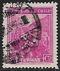 Chile # 202 - Mineral Spas - used - [BRN7]