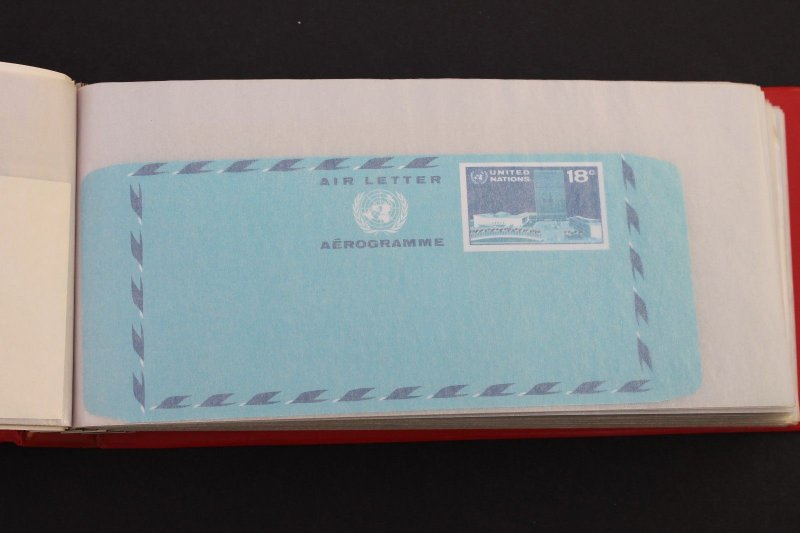 US Stamp Collection Stock Book 100 Postal Cards, Stationary, Mint, FDC, Slogan