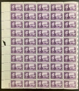 932 Franklin D Roosevelt - White House 3¢ MNH sheet 0f 50  1945