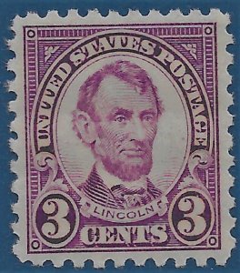 US 1925 Sc. 584 XF Very Lightly Hinged, if at all