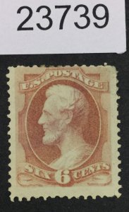 US STAMPS #186 MINT OG H LOT #23739