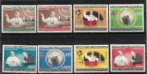 PARAGUAY 1965 POPE PAULO VI, JOHNSON, AMERICAN PRESIDENT, SATELLITE MAPS SPACE