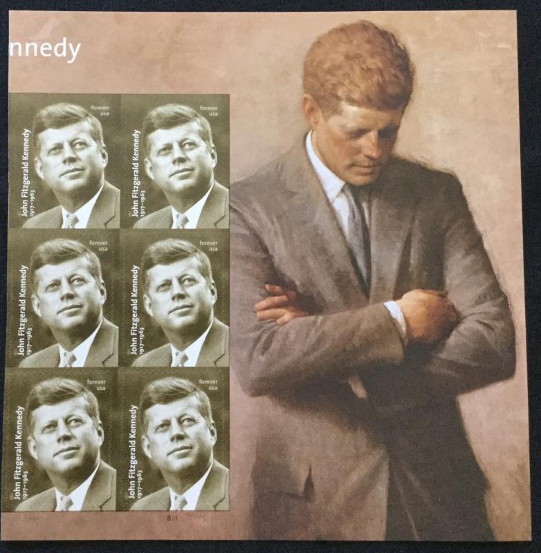 US #5175 MNH Plate Block of 6 John Fitzgerald Kennedy (.49)