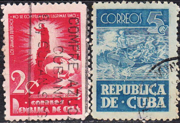 Cuba #418-419 Used