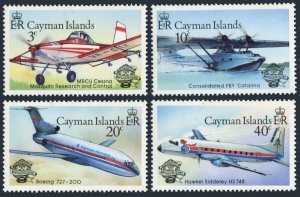 Cayman 514-517, MNH. Michel 518-521. Manned Flight Bicentenary, 1983. Mosquito.