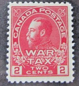 Canada SC #MR2 WAR TAX  MH Fine stamp