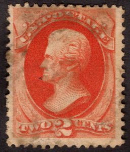 1875, US 2c, Jackson, Used, Sc 178
