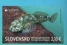 Slovakia 2024 EUROPA Rare fish self-adhesive stamp MNH