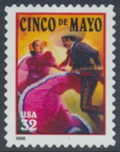  USA Sc# 3203  Used  Cinco de Mayo 1998  see details  / scans