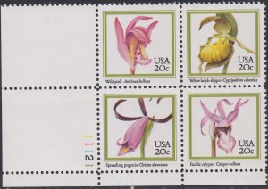 2079a Orchids Plate Block MNH