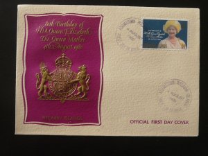 Queen Elizabeth II 80th birthday FDC Pitcairn Islands 1980