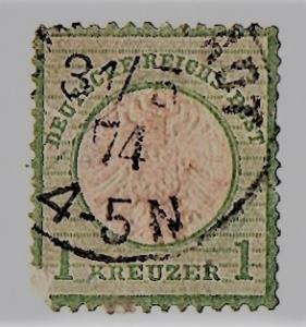 Germany 1872 Scott 21 used  fvf set scv $35.00 less 70%=$10.50 Buy it Now