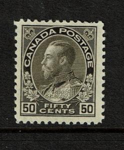 Canada SC# 120a Mint Light Hinged / Wet Printing - S5463 