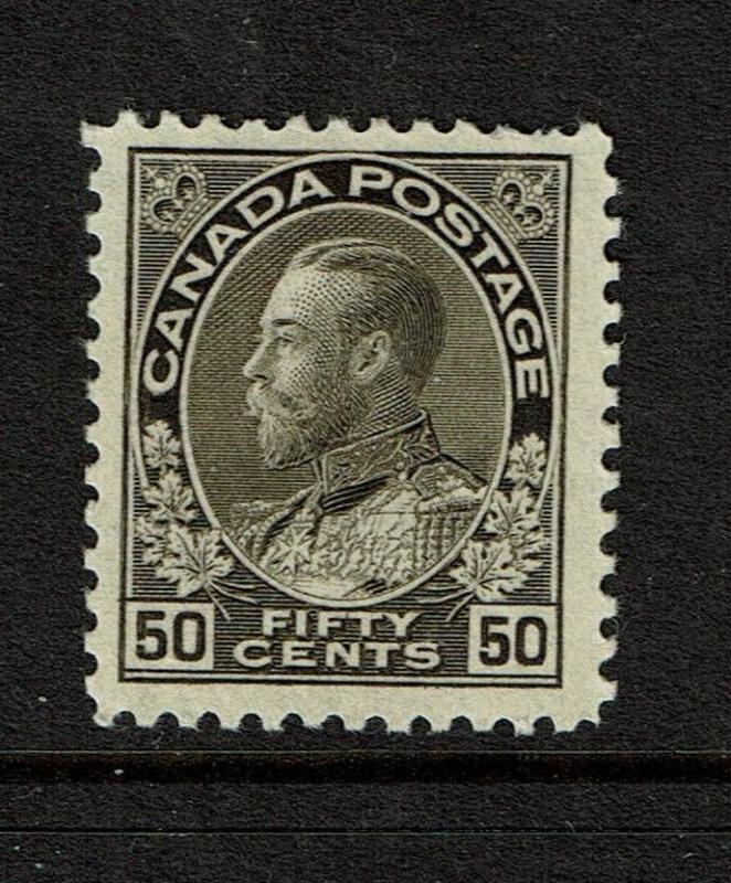 Canada SC# 120a Mint Light Hinged / Wet Printing - S5463 