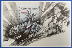 Czech Republic 2019 SPECIMEN mini sheet of Velvet Revolution Useful for HANDS