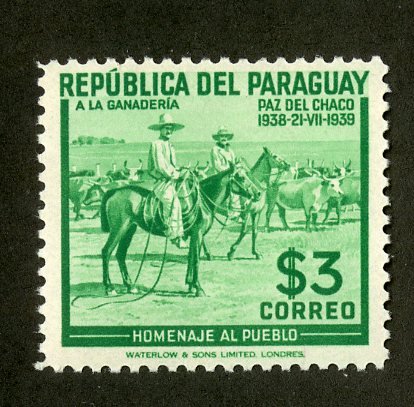 PARAGUAY 368 MH BIN $.40