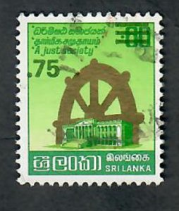 Sri Lanka #698b used single