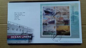 Great Britain 2004 Ocean Liners FDC