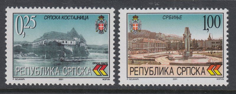 Bosnia and Herzegovina Serb Admin 142-143 MNH VF