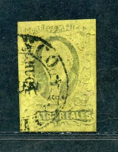 MEXICO HIDALGO 1861 SCOTT# 9  FOLLANSBEE# 9 USED PACHUCA AS SHOWN