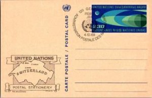 United Nations Geneva, Worldwide Government Postal Card