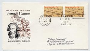 Canada First day cover #540, Samuel Hearne