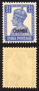 Chamba SG115 3 1/2a Bright Blue U/M Cat 5 pounds