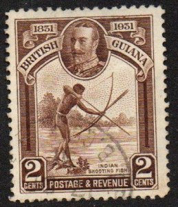 British Guiana Sc #206 Used