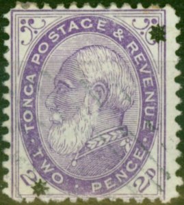 Tonga 1891 2d Violet SG8 Fine Used