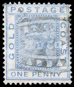 Gold Coast Scott 5 Gibbons 5 Used Stamp