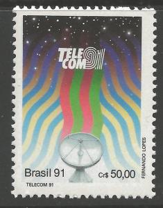 BRAZIL SG2497 1991 TELECOM 91 MNH