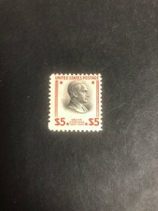 Markest 834 $5.00 Coolidge Super Nice Vignette Shift MNH 