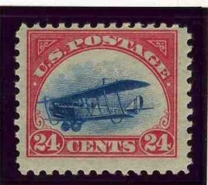 C3 24 CENT  CURTISS JENNY MINT & NEVER HINGED