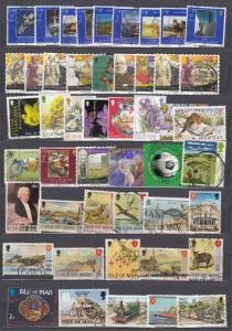 Isle of Man - 48 stamp lot - (2554)