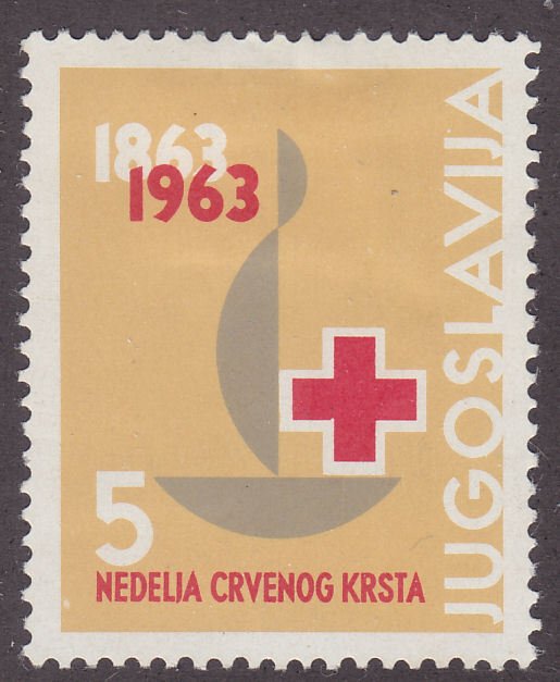 Yugoslavia RA28 Intl. Red Cross, Centenary 1963