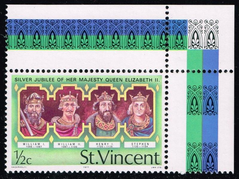 St. Vincent #483 English Monarchs; MNH (0.25)