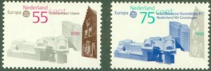 NETHERLANDS 759-60 MNH BIN $2.00