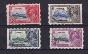 Jamaica KGV 1935 Silver Jubilee Set SG114/117 VFU BP16217