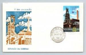 Brazil 1969 FDC - Expansion of Usiminas - F13143