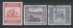 Paraguay 435-437 Mint/Used SC:$1.20