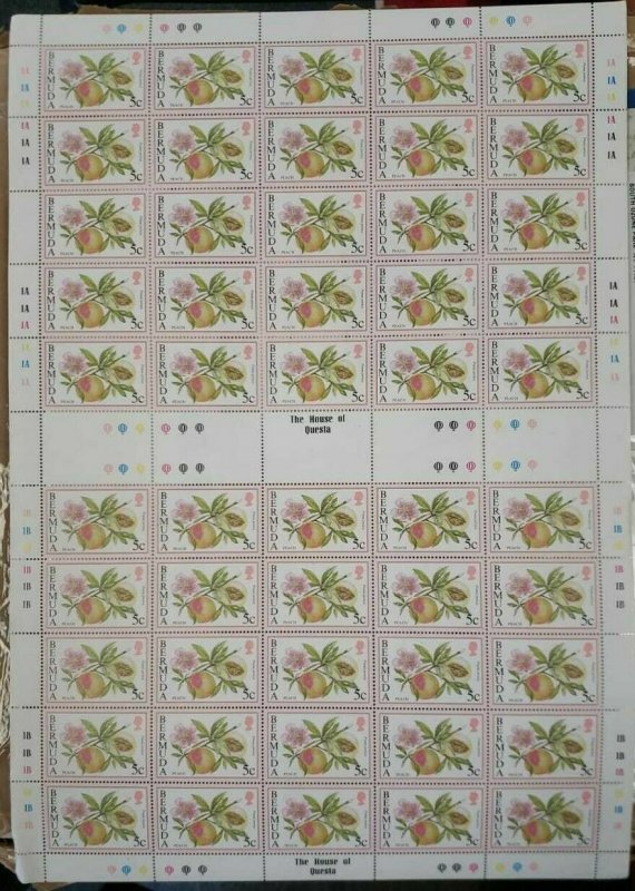 Bermuda 668 - Peach - Sheet Of 50 - MNH