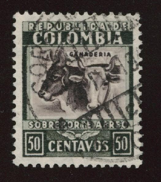 Colombia Scott C104 Used 1932-39