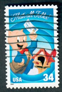 3534 Porky Pig used single