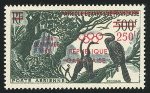 GABON Sc C3 VF/MLH - 1960 250f Summer Olympic Games, Rome