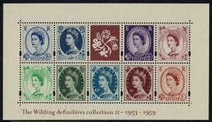 2003 MS2367 Wilding Definitives Miniature Sheet - UNMOUNTED MINT