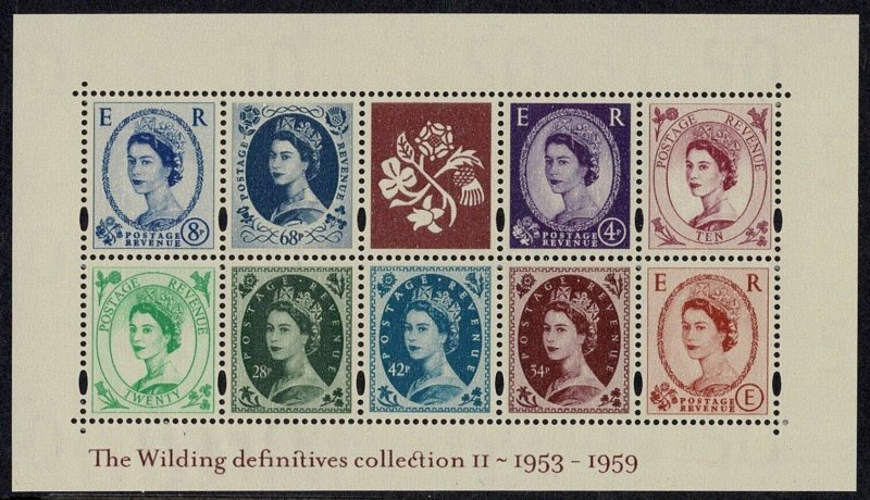 2003 MS2367 Wilding Definitives Miniature Sheet - UNMOUNTED MINT