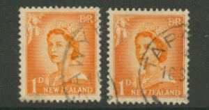 New Zealand  SG 745 shades VFU unchecked for wmk