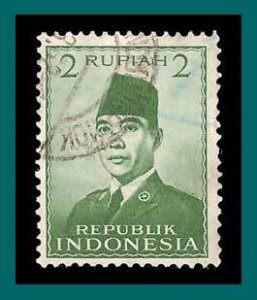 Indonesia 1951 President Sukamo, 2r used  390,SG633