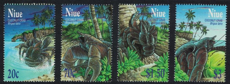 Niue Coconut Crabs 4v SG#898-901