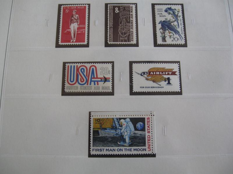 USA Nearly Complete Airmail Collection WITH ZEPPS - Mint & Hinged